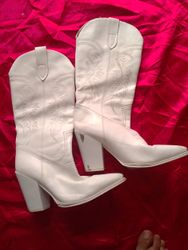 White Cowboy Boots