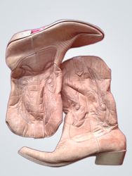 Gaucho Tan Suede Cowboy Boots