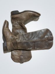 Brown Leather Cowboy Boots