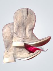 Gray Cowboy Boots