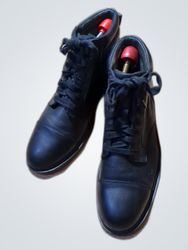 Sebago Black Leather Lace-up Boots