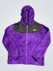The North Face Purple Fleece Hooded Jacket