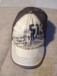 Beige Mesh Trucker Hat