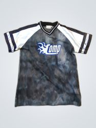 Comp Printed V-Neck Jersey T-Shirt