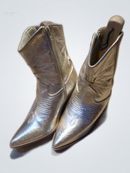 Women's Metallic Cowboy Boots