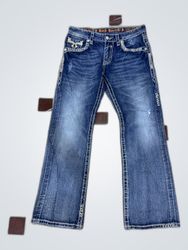 Rock Revival Embroidered Bootcut Jeans