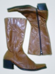 Brown Leather Boots