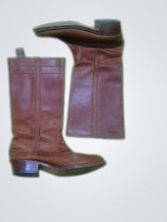 Brown Leather Cowboy Boots