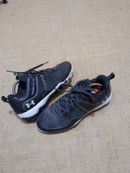 Under Armour Black Lace-Up Sneakers