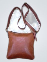 Brown Leather Crossbody Bag