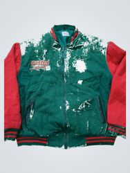 Castrol Racing Green Varsity Jacket