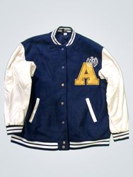 H&M Navy Varsity Jacket