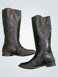 Black Leather Boots