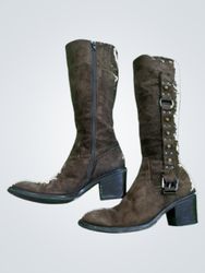 Brown Suede Boots