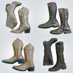 branded cowboy boots