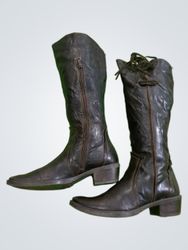 Black Leather Boots