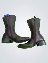Brown Leather Boots