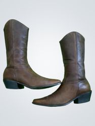 Brown Leather Boots