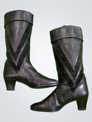 Black Leather Boots