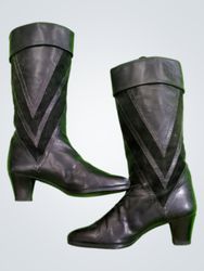 Black Leather Boots