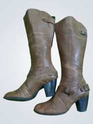 Brown Leather Boots