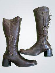Brown Leather Boots