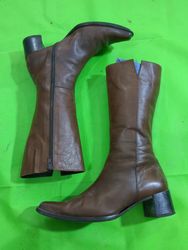 Brown Leather Boots