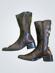 Brown Leather Boots