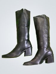 Unbranded Black Leather Boots