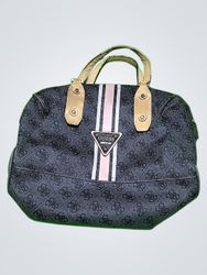 Guess Monogram Duffel Handbag