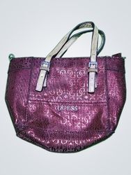 Guess Monogram Tote Handbag