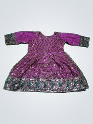 Purple Paisley Dress