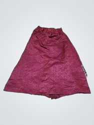 Maroon Skirt
