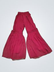 Red Flared Pants