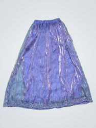 Blue Plastic Skirt