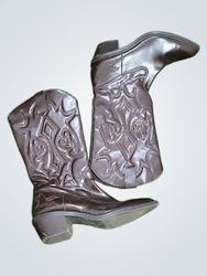 Brown Leather Cowboy Boots