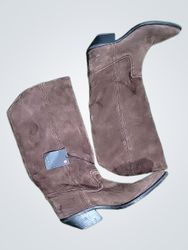 Brown Suede Boots