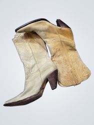 Charlie 1 Horse Women's Cream Western Cowboy Boots