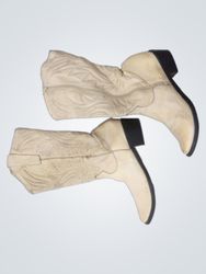 Cream Cowboy Boots