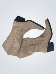 Beige Cowboy Boots
