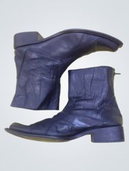 MATAYO Black Leather Boots Size 8.5