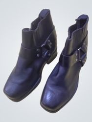 Black Harness Boots