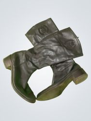 Black Leather Boots