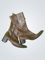 Brown Leather Boots