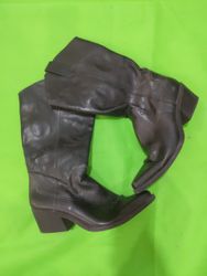 Black Leather Cowboy Boots