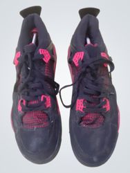 Black and Pink Sneakers