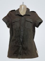 Camisa de botões de manga curta Diodocus