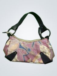 Shoulder Bag with Floral Pattern