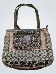 Coach Signature Coated Canvas Tote Bag