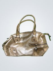 Kathy Van Zeeland Tan Handbag
